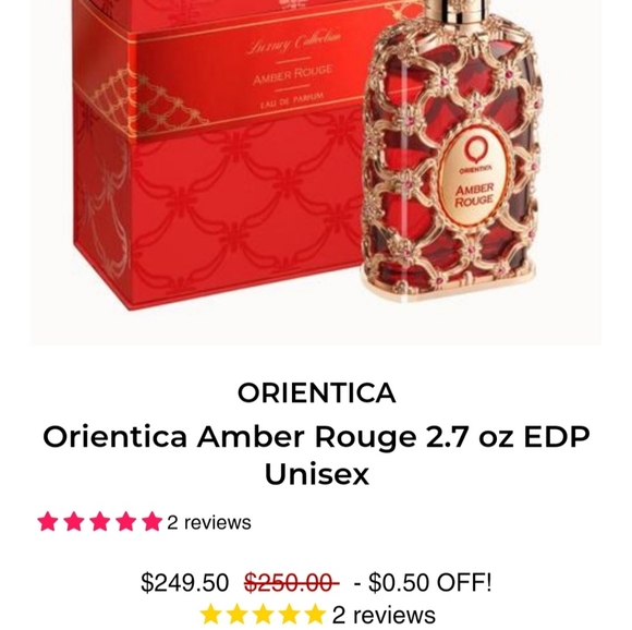 ORIENTICA AMBER ROUGE - Picture 2 of 2